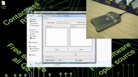 nfc reader writer windows|rfid reader writer software free download.